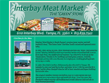 Tablet Screenshot of interbaymeatmarket.com